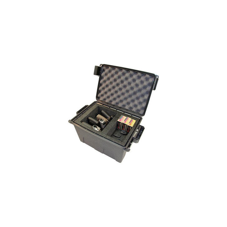 MTM Case-Gard Tactical Pistol Handgun Case - Dark Gray, 4 Guns 