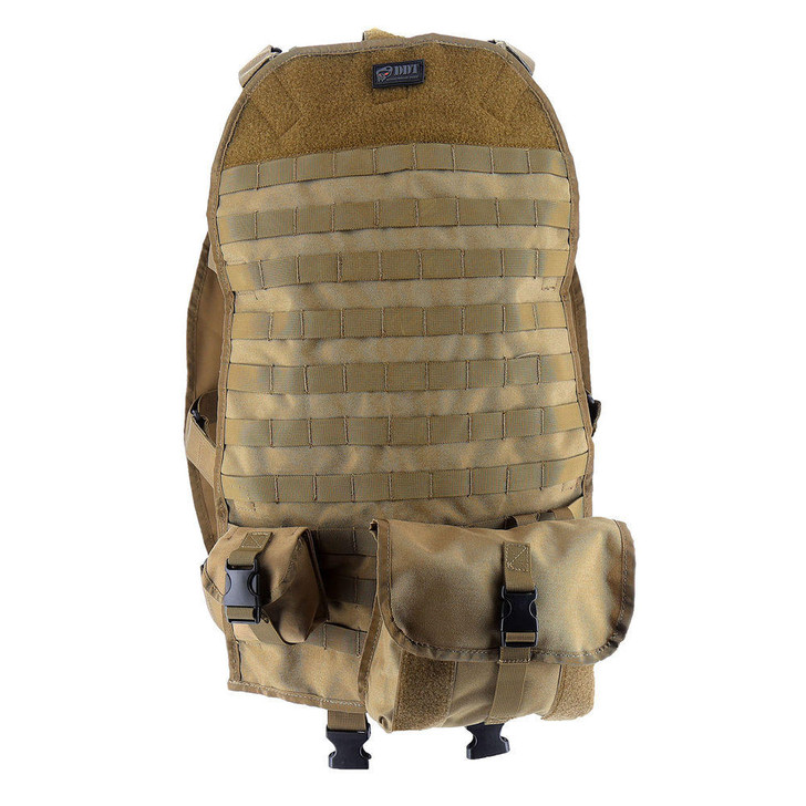 DDT INC Convoy Molle Universal Seat Back Cover - Tan 
