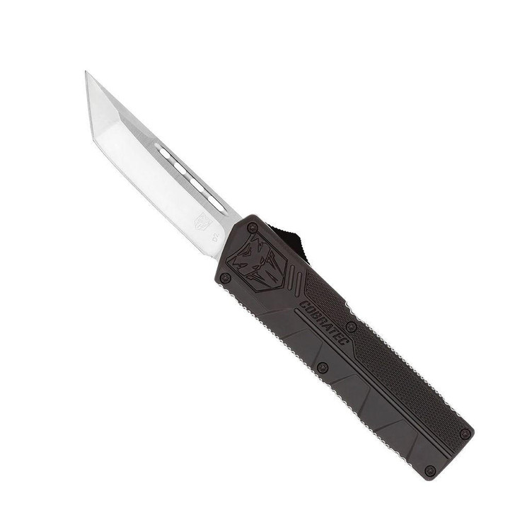 Cobratec Knives Lightweight Black - 3.25" Blade, Tanto, Not Serrated 