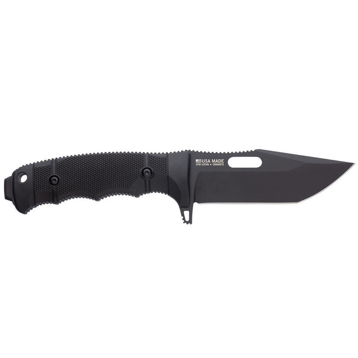 SOG KNIVES Seal Fx Knife - Black, Tanto Point, Plain Edge, 4.30" Blade 