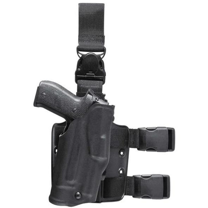Safariland Model 6355 Als Tactical Holster With Quick-release Leg Harness For Glock 34 Gens 1-4 W/ Light 