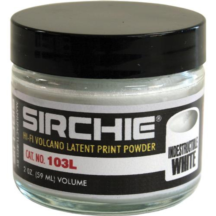 Sirchie Indestructible White Fingerprint Powder 