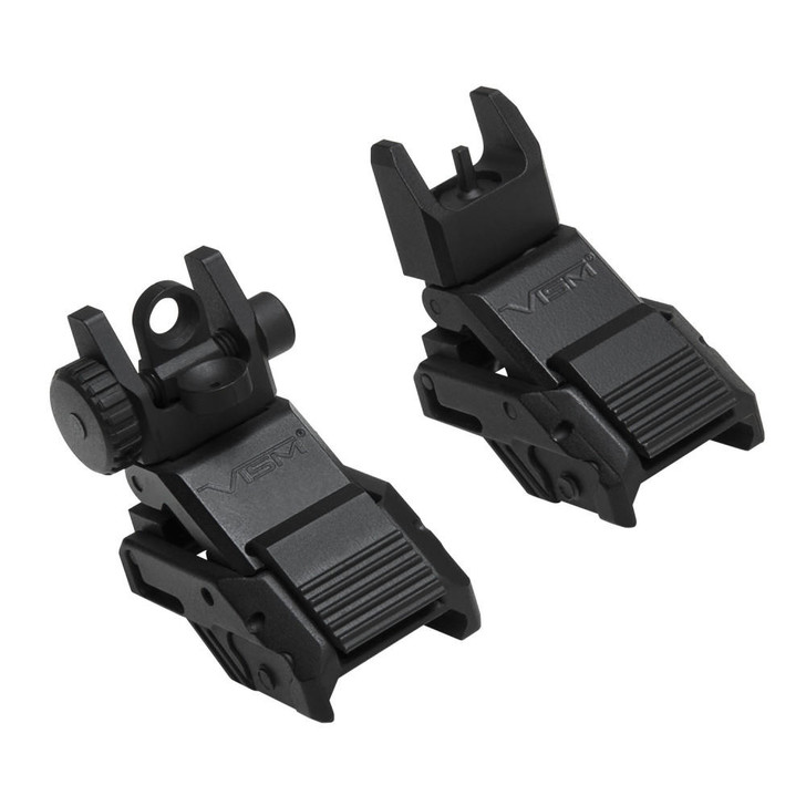 NCSTAR Pro Series Flip-up Front And Rear Sights (combo) 