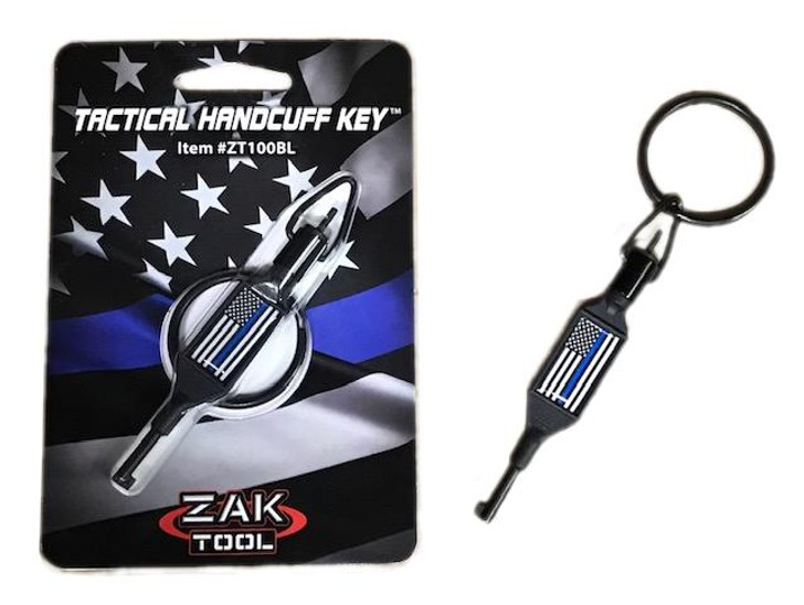 Zak Tool Swivel Key/ Thin Blue Line 