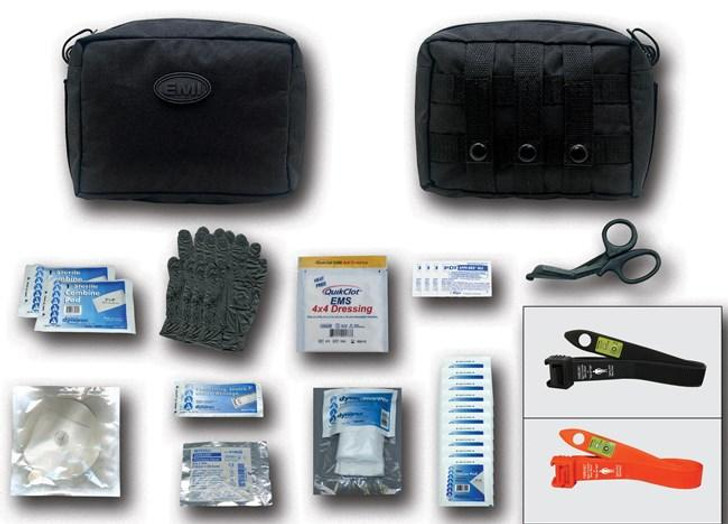 Emi - Emergency Medical Emergency Tactical Response Gunshot Kit With S.t.a.t. Tourniquet 