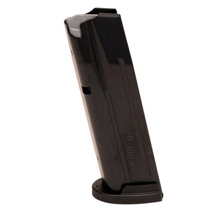 SIG SAUER Magazine, 9, Full, 17 Rd, Snap Ret., Mg, Blk 