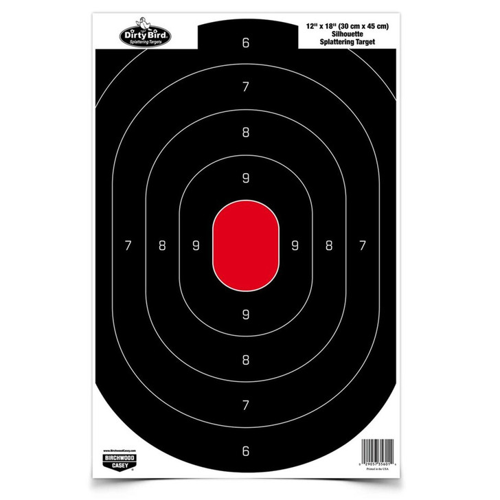 Birchwood Casey Dirty Bird 12 X 18 Silhouette Target 