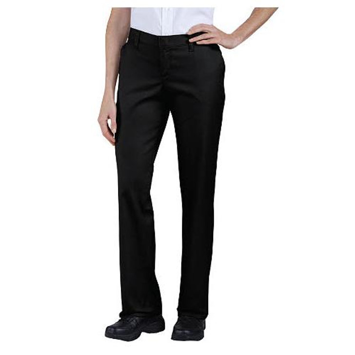 Dickies Womens Premium Relaxed-fit Flat-front Pant 