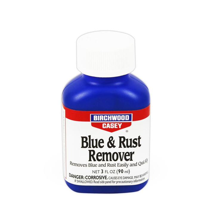 Birchwood Casey Blue & Rust Remover, 3 Fl. Oz. Bottle 
