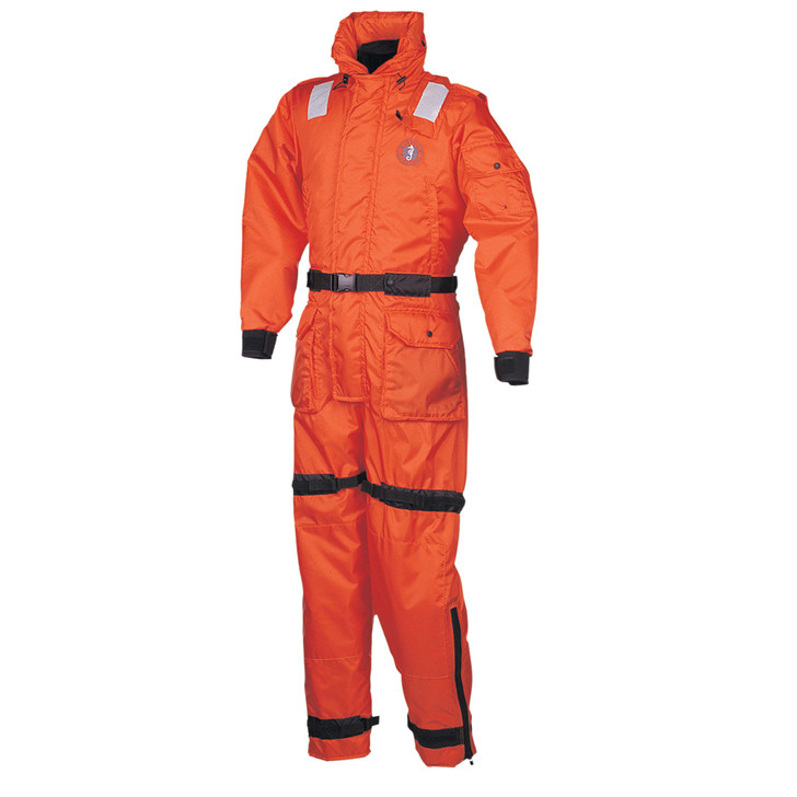 Mustang Deluxe Anti-Exposure Coverall & Work Suit - Orange - XS