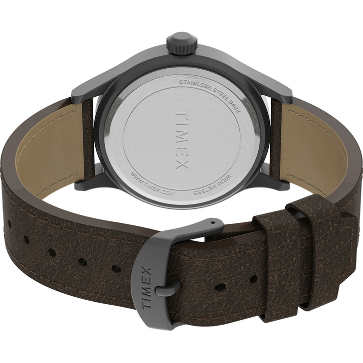 Timex Expedition® Scout™ - Khaki Dial - Brown Leather Strap