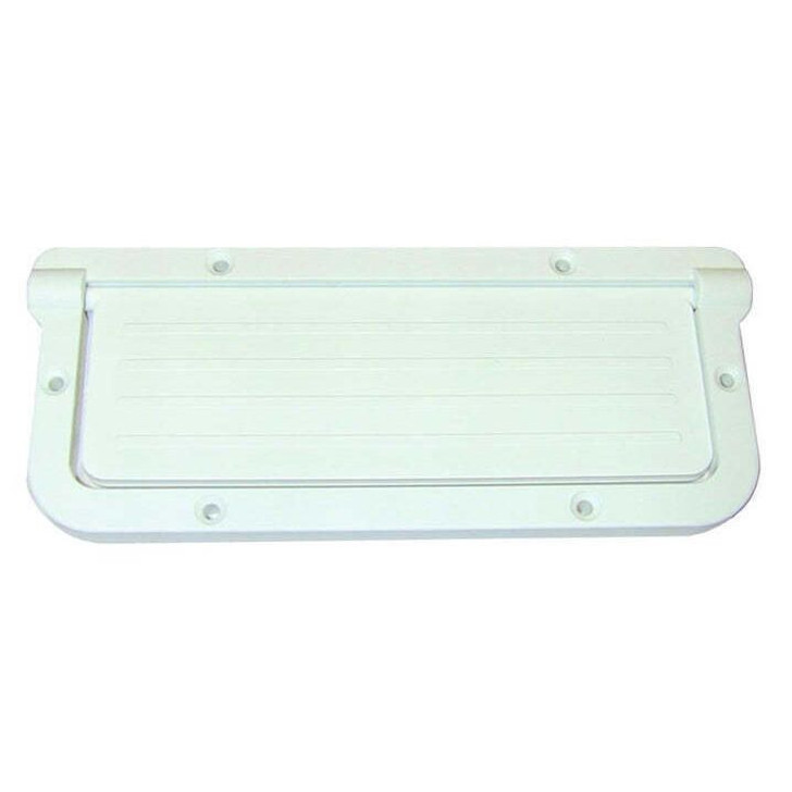 T-H Marine Large Rectangular Scupper - White