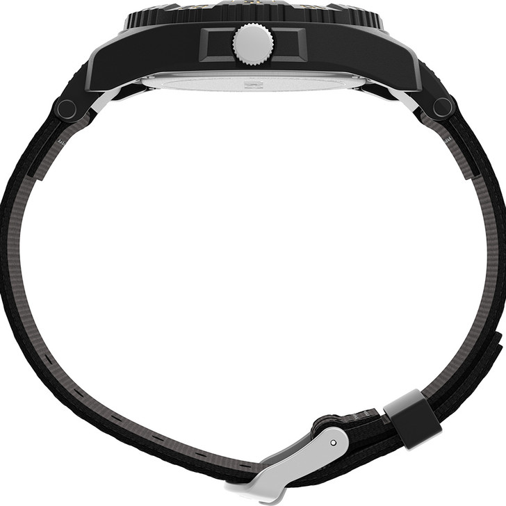 Timex Expedition Acadia Rugged Black Resin Case - Black Dial - Black Fabric Strap