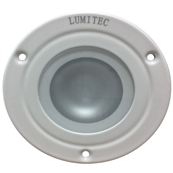 Lumitec Shadow - Flush Mount Down Light - White Finish - 4-Color White/Red/Blue/Purple Non-Dimming