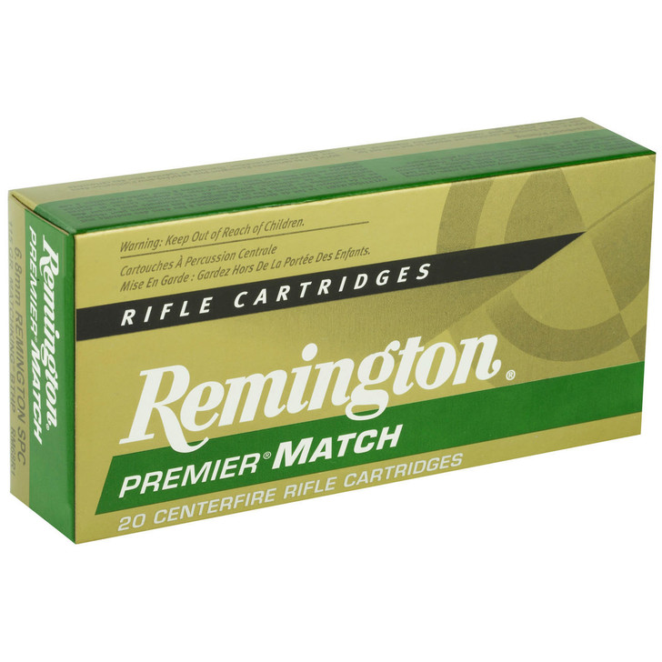 Remington Rem Match 6.8spc 115gr Bthp 20/200 