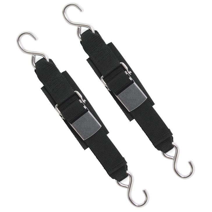 BoatBuckle Stainless Steel Kwik-Lok Transom Tie-Downs