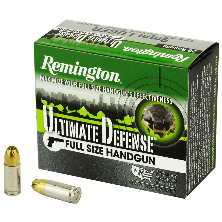Remington Rem Ult Def 9mm 124gr Bjhp 20/500