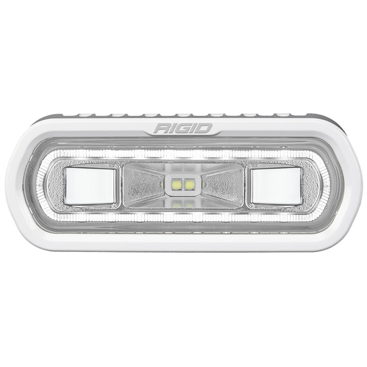 RIGID Industries SR-L Series Marine Spreader Light - White Surface Mount - White Light w/White Halo