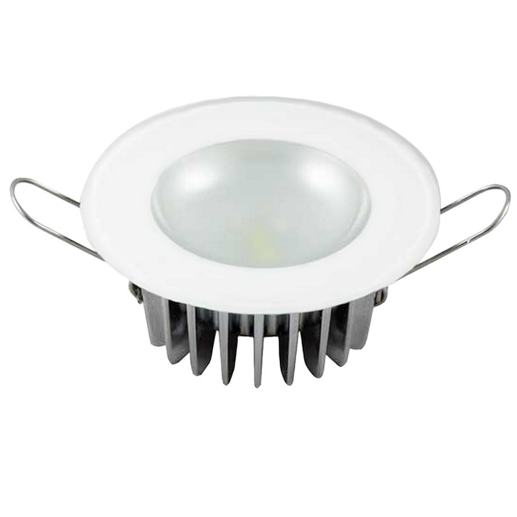 Lumitec Mirage - Flush Mount Down Light - Glass Finish/No Bezel - 2-Color White/Red Dimming