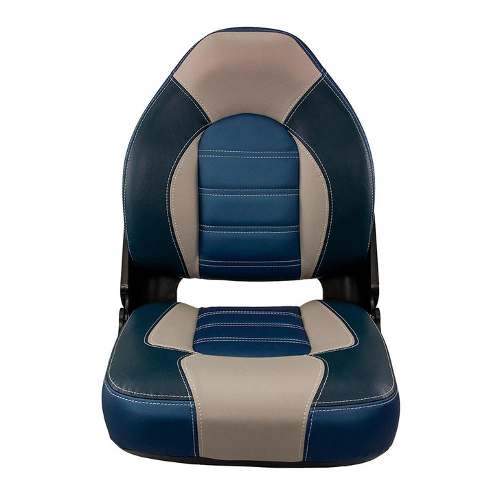 Springfield Marine Springfield Skipper Premium HB Folding Seat - Blue/Grey 