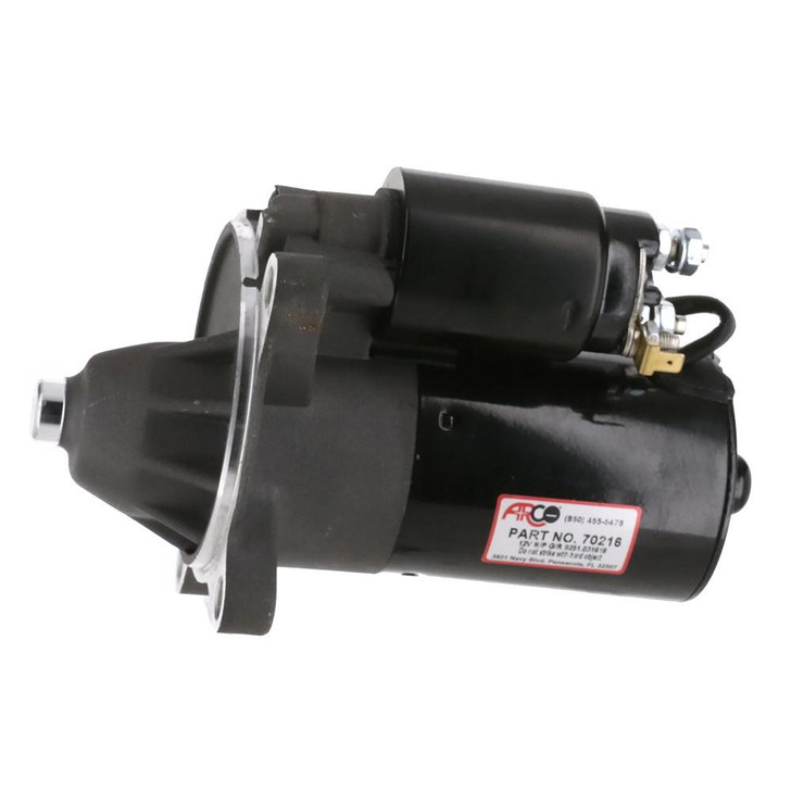  ARCO Marine High-Performance Inboard Starter w/Gear Reduction & Permanent Magnet - Clockwise Rotation (2.3 Fords) 