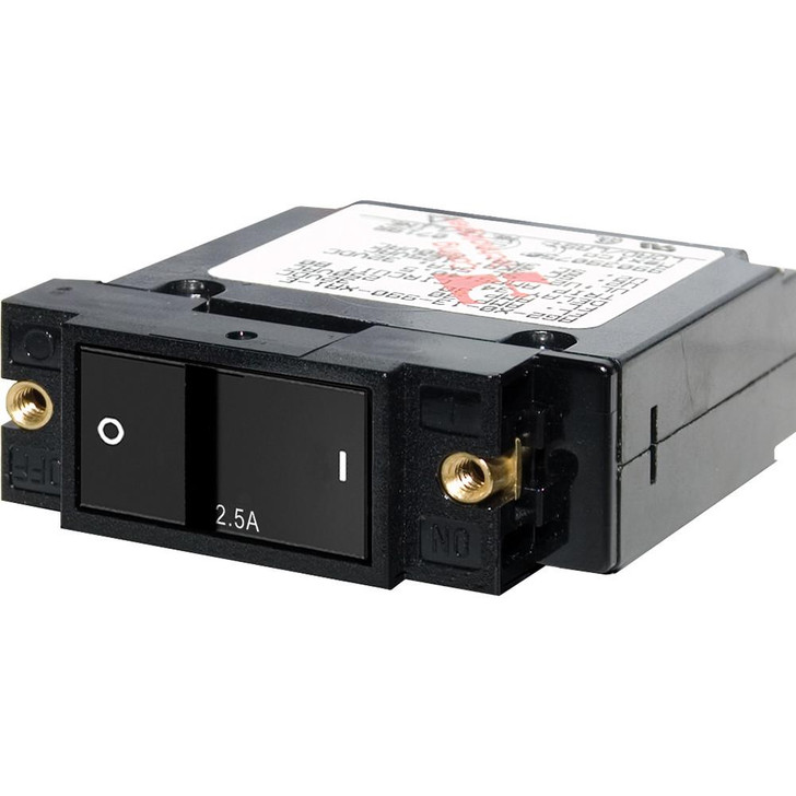 Blue Sea Systems Blue Sea 7399 A-Series Flat Rocker Circuit Breaker - Single Pole - 2.5A 