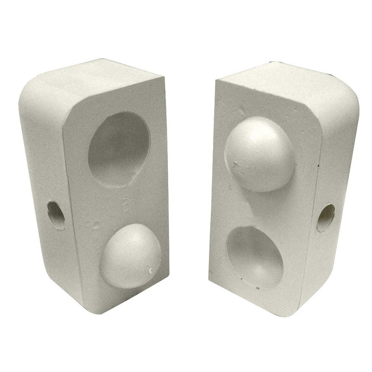  Dock Edge Dockap Premium Foam Profile Large 2" Cap - Putty 