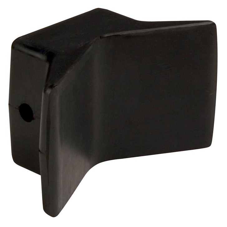  C.E. Smith Bow Y-Stop - 4" x 4" - Black Natural Rubber 