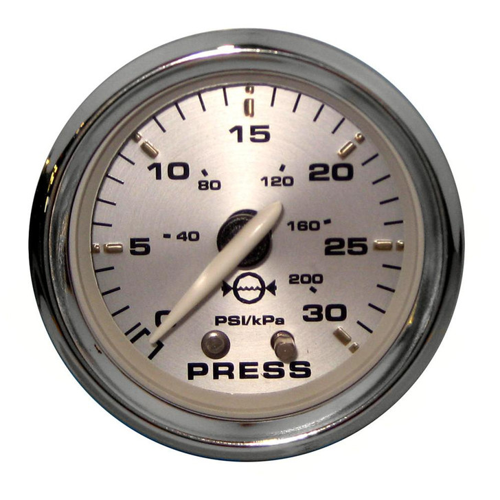 Faria Beede Instruments Faria Kronos 2" Water Pressure Gauge Kit - 30 PSI 