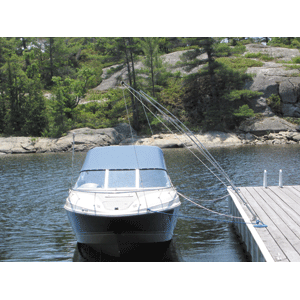  Dock Edge Premium Mooring Whips 2PC 16ft 20,000LBS up to 33ft 