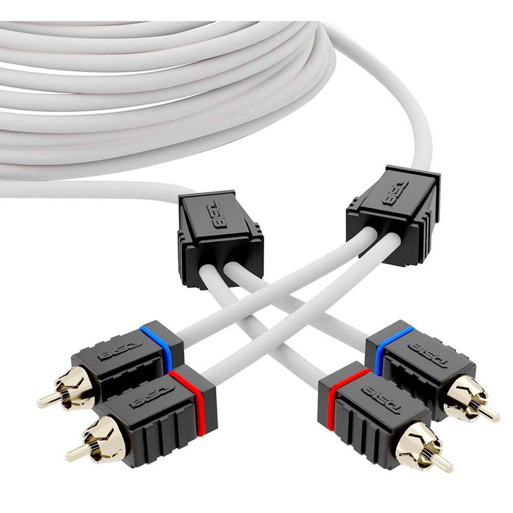  DS18 Marine Tinned OFC RCA Cable - 12' 
