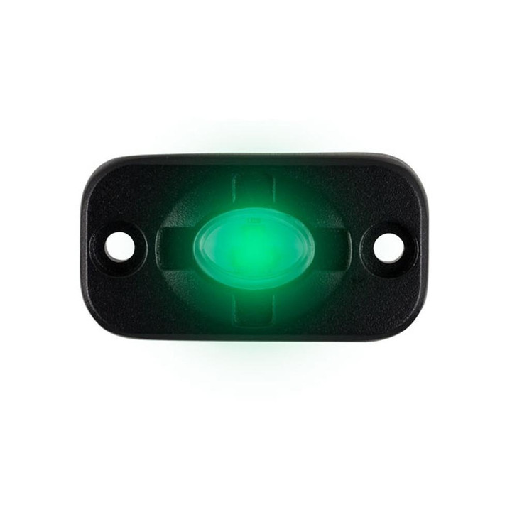 HEISE LED Lighting Systems HEISE Auxiliary Accent Lighting Pod - 1.5" x 3" - Black/Green 