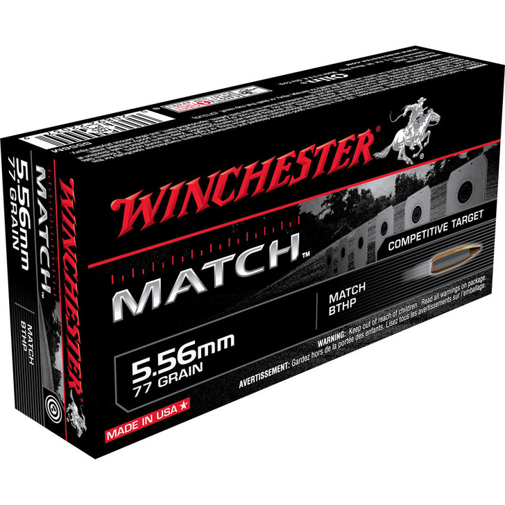 Winchester Ammunition Win 5.56mm 77gr Match Bthp 20/200 