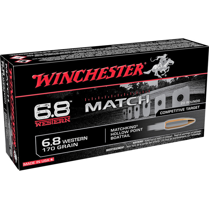 Winchester Ammunition Win 6.8 Wstn Match Hp 170gr 20/200 