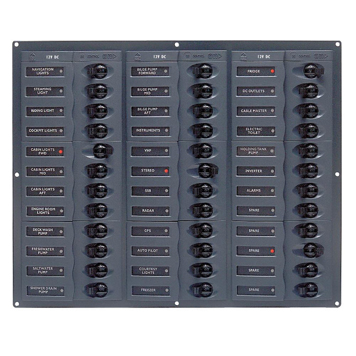 BEP Marine BEP Circuit Breaker Panel - 36-Way 