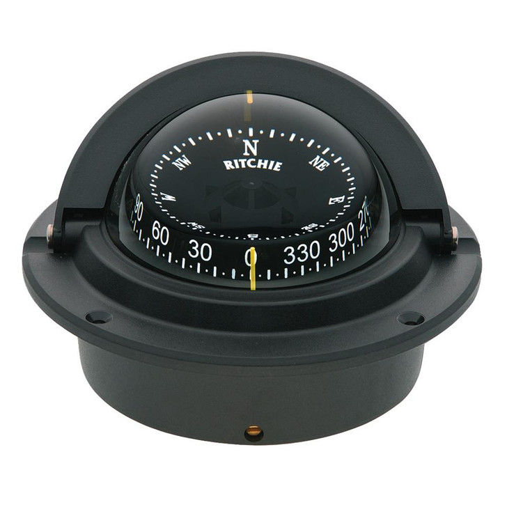  Ritchie F-83 Voyager Compass - Flush Mount - Black 