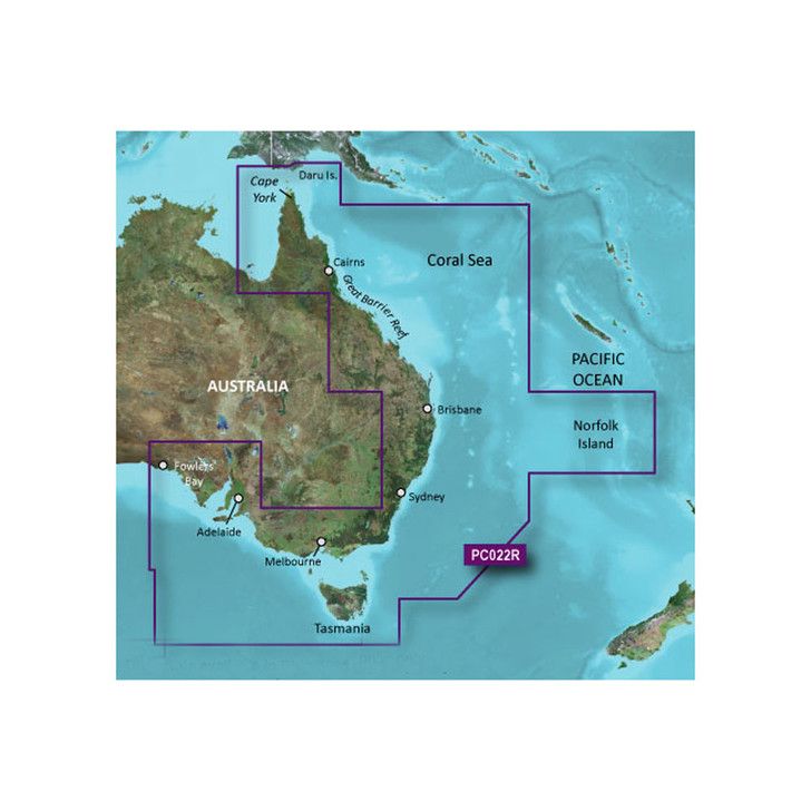 Garmin BlueChart® g3 Vision® HD - VPC022R - East Coast Australia - microSD™/SD™