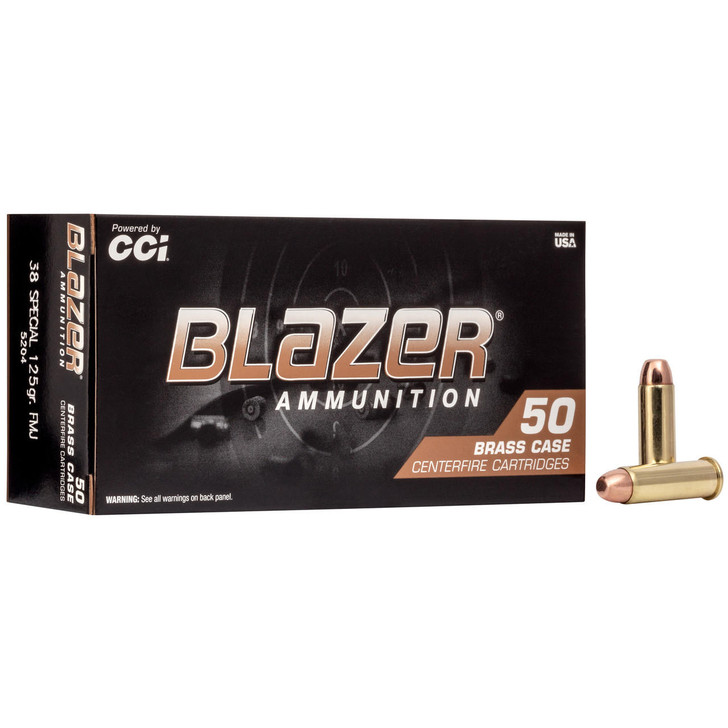 Blazer Ammunition Blazer Brass 38spl 125 Fmj 50/1000 