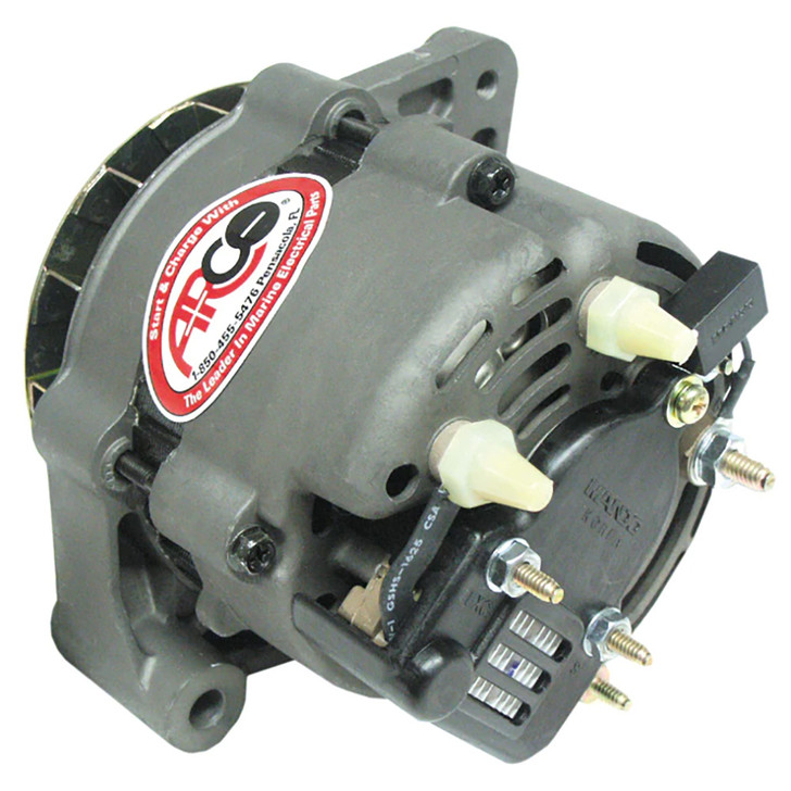 ARCO Marine Premium Replacement Inboard Alternator w/Single Groove Pulley - 12V 55A