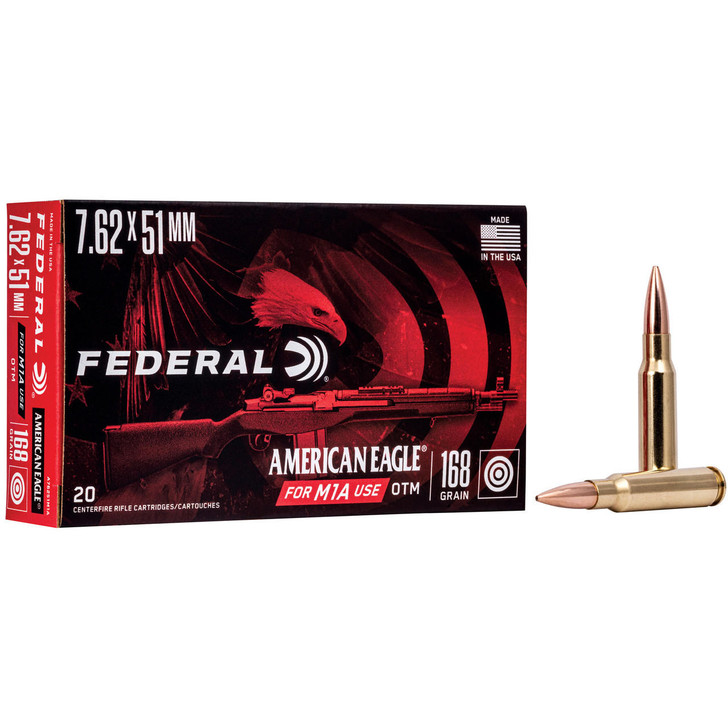 Federal Fed Am Eagle 762x51 168gr M1a 20/200 