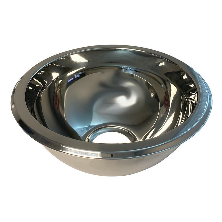  Scandvik SS Sink Basin - 9" x 4" - Mirror Finish 