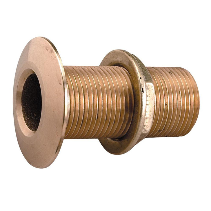  Perko 1-1/4" Thru-Hull Fitting w/Pipe Thread Bronze MADE IN THE USA 