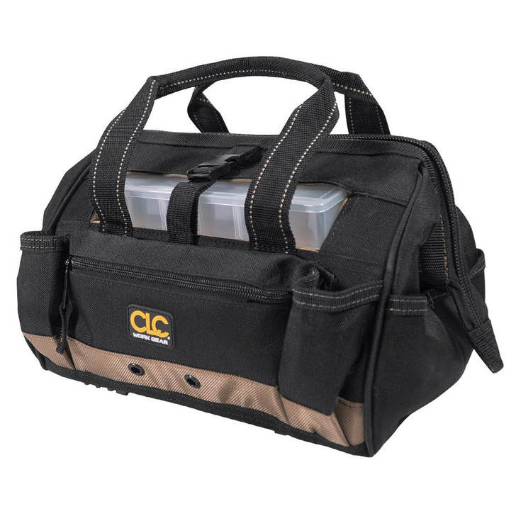 CLC Work Gear CLC 1533 Tool Bag w/Top-Side Plastic Parts Tray - 12" 