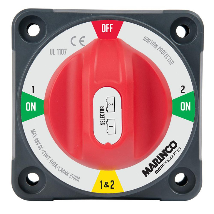 BEP Marine BEP Pro Installer 400A Selector Battery Switch - MC10 