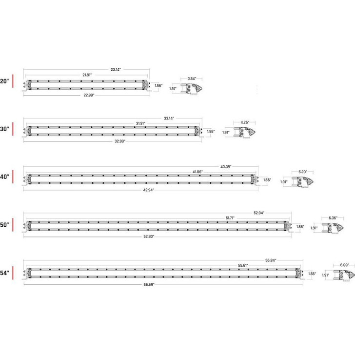 RIGID Industries RIGID RDS-SR Series Pro 50" Spot Curved - White 