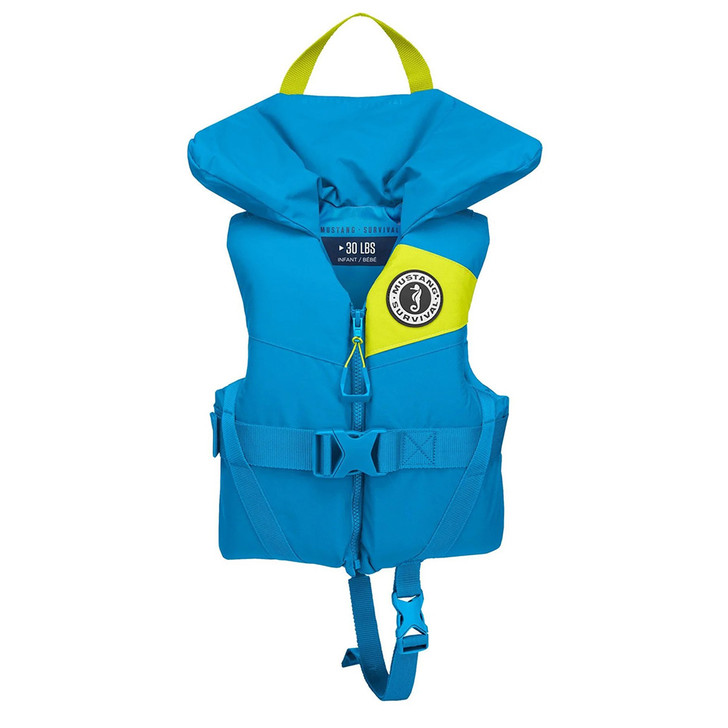 Mustang Lil' Legends Infant Foam Vest - Azure (Blue)