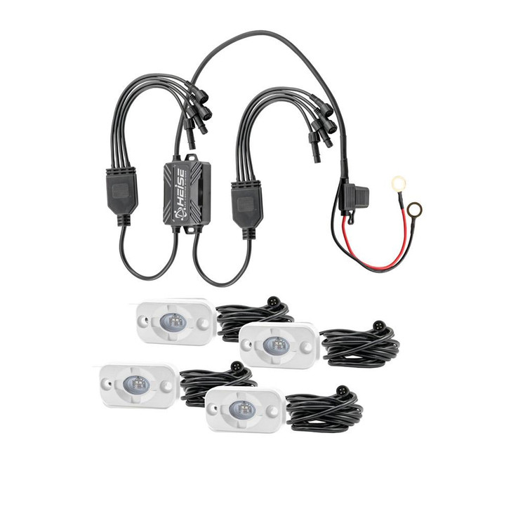 HEISE LED Lighting Systems HEISE RBG Accent Light Kit - 4 Pack 