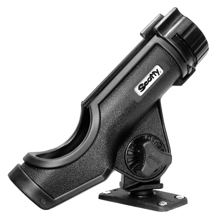 Scotty Powerlock Rod Holder Black w/244 Flush Deck Mount 