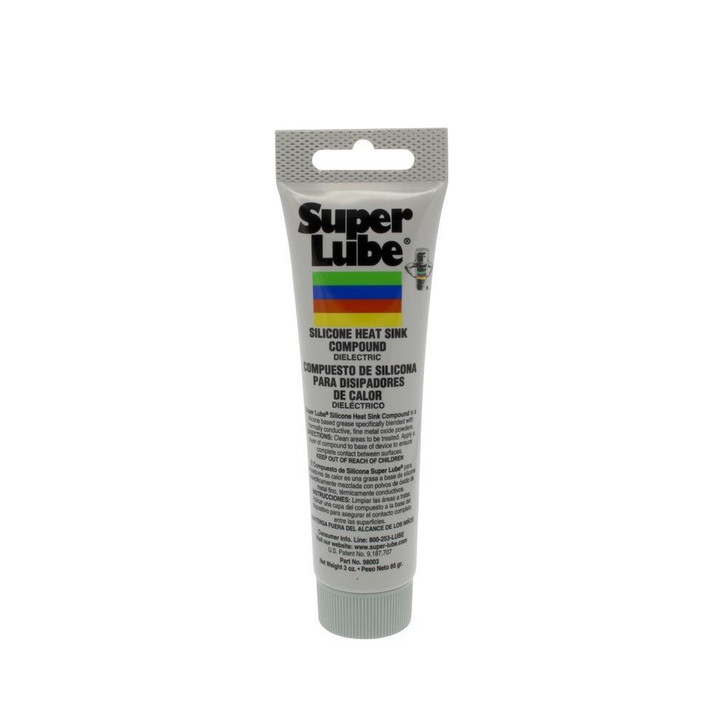  Super Lube Silicone Heat Sink Compound - 3oz Tube 