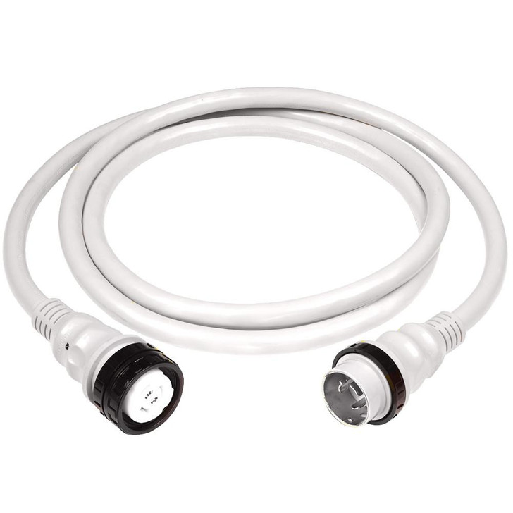  Marinco 50Amp 125/250V Shore Power Cable - 25' - White 